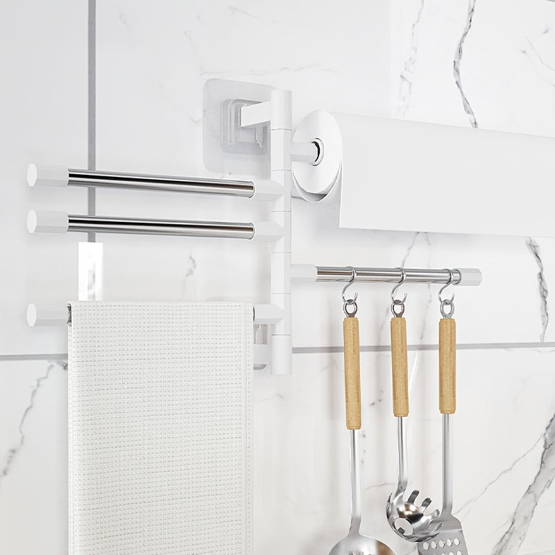 Swivel Towel Bar Stainless Steel Wall Mounted Towel Holder