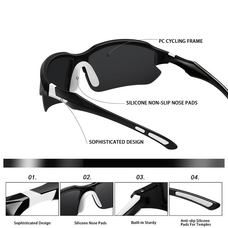 Polarized Sports Sunglasses - Windproof Sunglasses