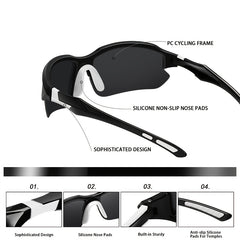 Polarized Sports Sunglasses - Windproof Sunglasses