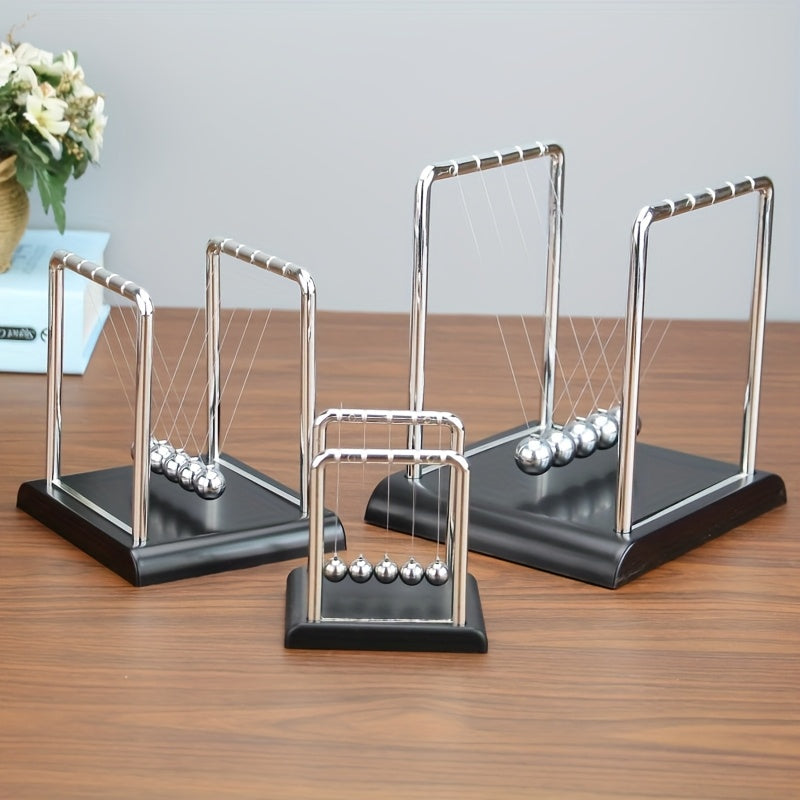 Newton's Cradle Ball Base Swing Toy with 6 Balls