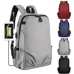 15.6" Waterproof USB Charging Backpack for Laptop Business Travel Rucksack