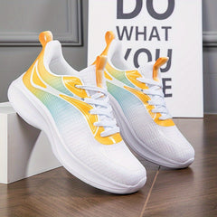 Women's Ombre Lace-Up Running Shoes