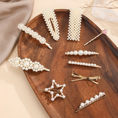 10pcs Pearl Barrettes Hair Clip Bridal Hair Accessories
