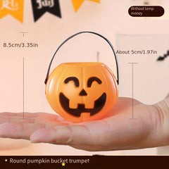 Halloween Plastic Candy Jar Supplies Toy Pumpkin Lantern