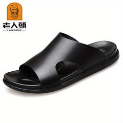 LAORENTOU Men's Non Slip Flip Flops Quick Drying Comfy Thong Sandals