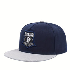 Bulb Embroidery Snapback Hat Hip Hop Solid Casual Baseball Cap Unisex