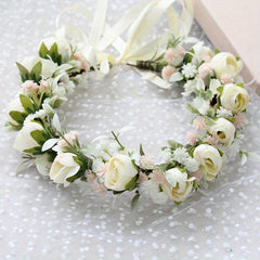 Sweet Wreath Flower Headband Wedding Bridal Garland Girls Women