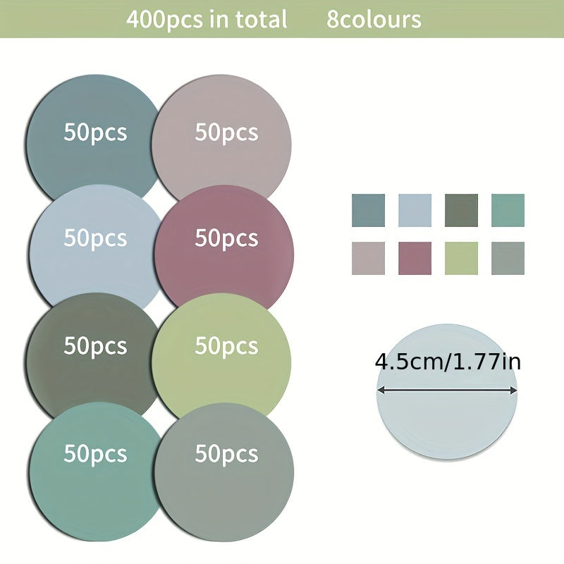 400 Sheets Sticky Notes 8 Colors Assorted