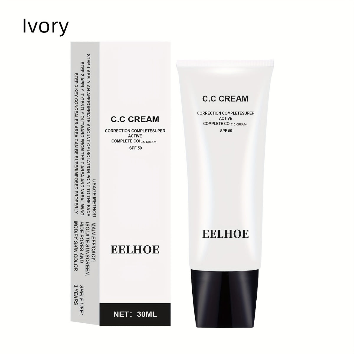 Natural Ivory Soft Makeup Foundation Pre Makeup Moisturizing Skin CC Cream