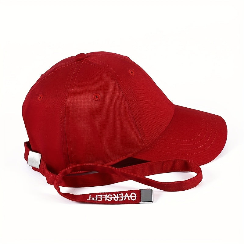 Solid Strap Baseball Cap Lightweight Sunshade Hat