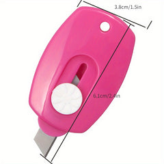 Mini Retractable Colorful Pocket Box Cutter Envelope for Office Home School DIY