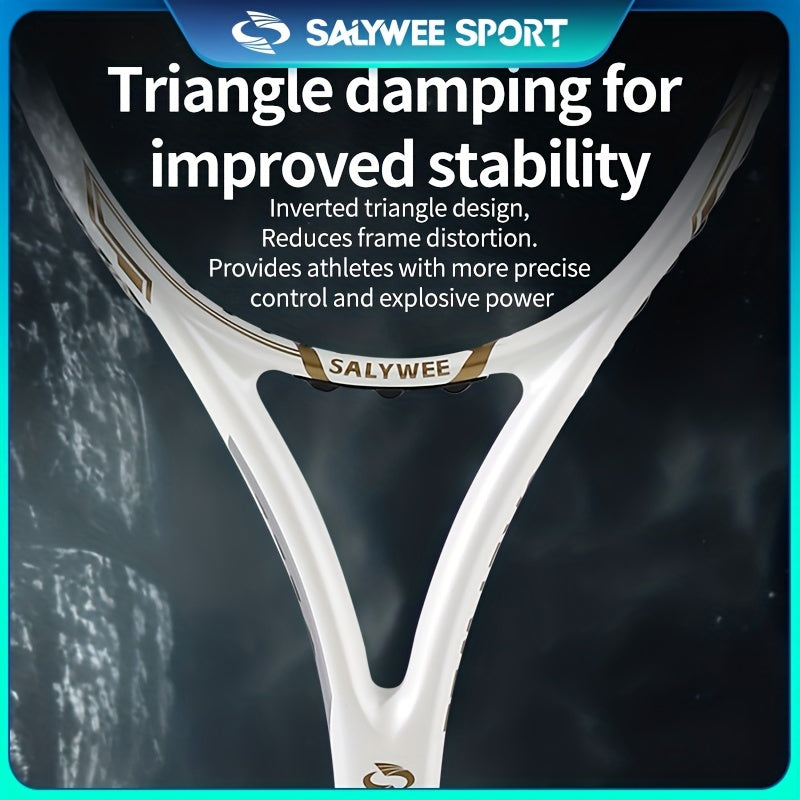 Carbon Fiber Tennis Racket 60-70 lbs Ultralight 287g for Pro Player + Bag
