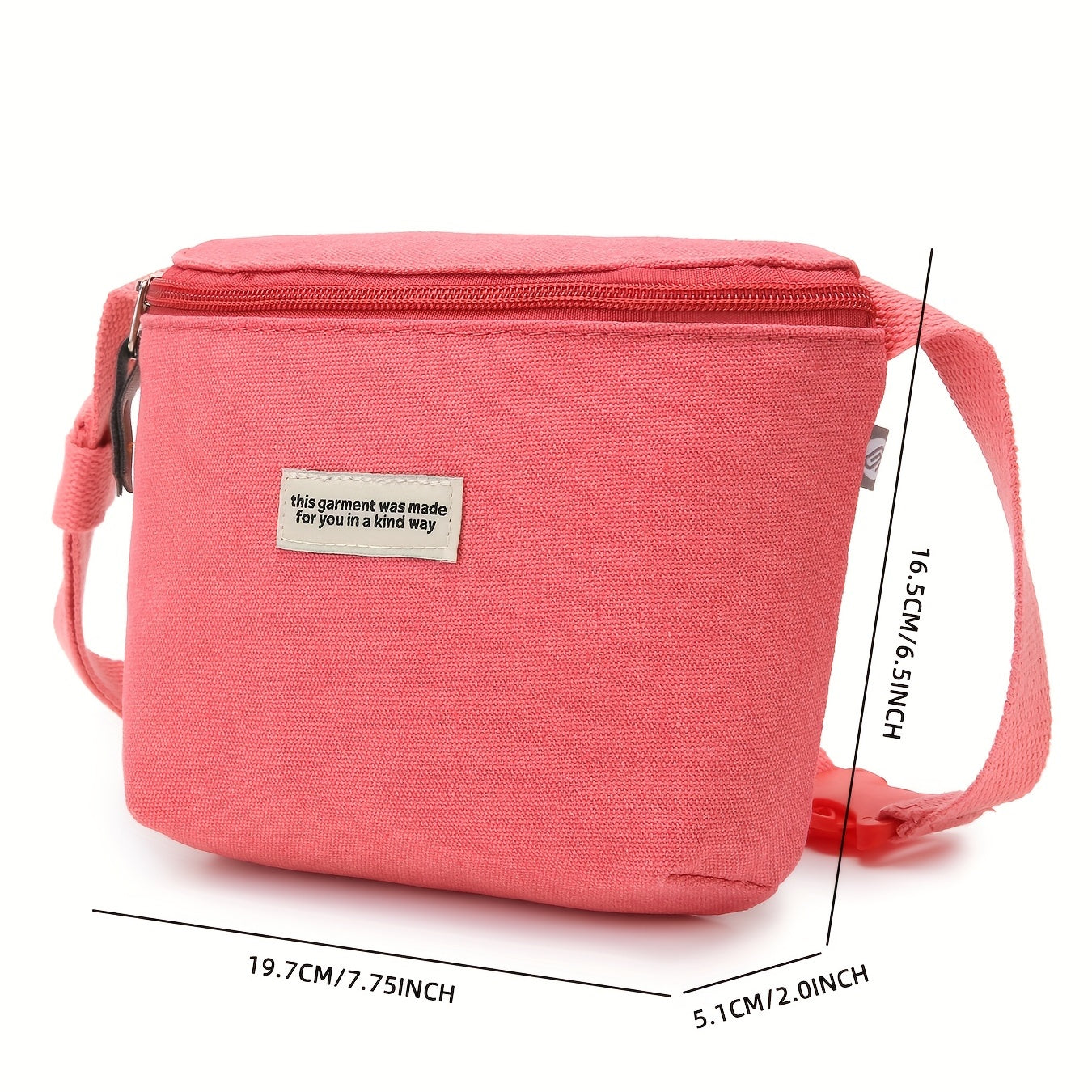 Solid Fanny Pack Women's Zipper Waist Bag All Match Purse