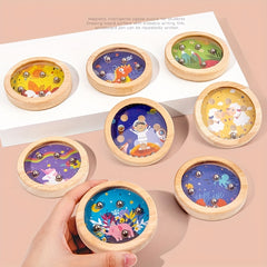 Wooden Ball Maze Toy Baby Educational Montessori Teaching Aid
