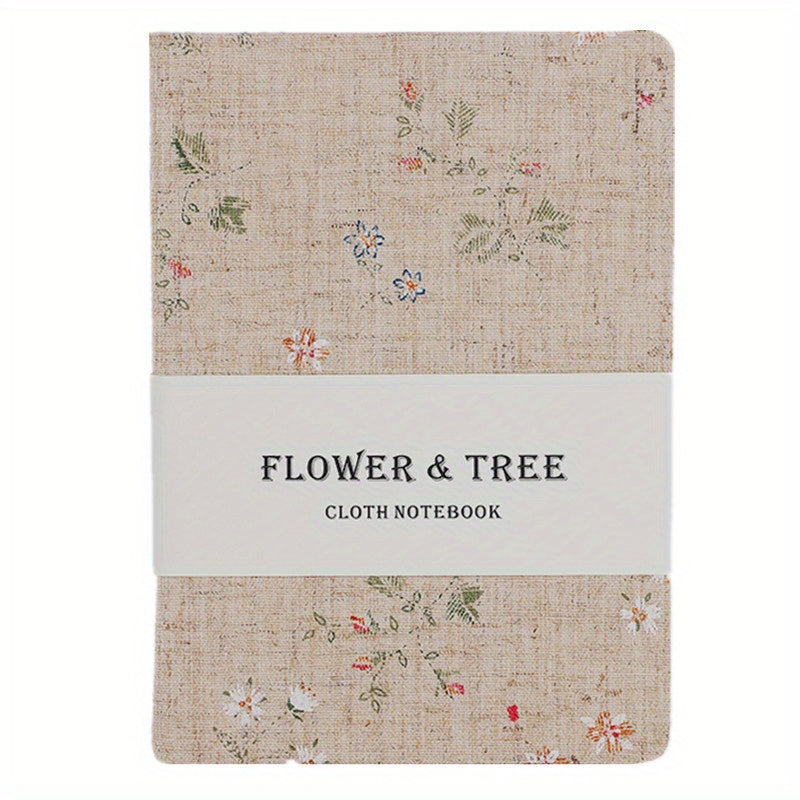Cloth Print Notepad Student Journal Extra Thick Book