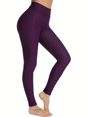 Women's High Waist Butt Lifting Yoga Leggings for Fitness and Running