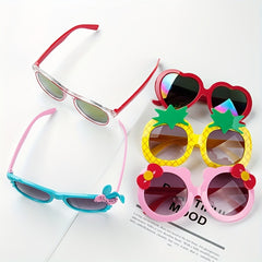 Kids Cartoon Sunglasses Round Frame Boy Girl Party Accessories