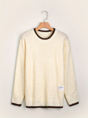 Men's Thermal Knit Pullover Sweater
