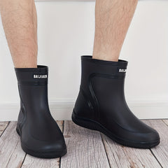 Men's Waterproof High Top Fishing Rain Boots
