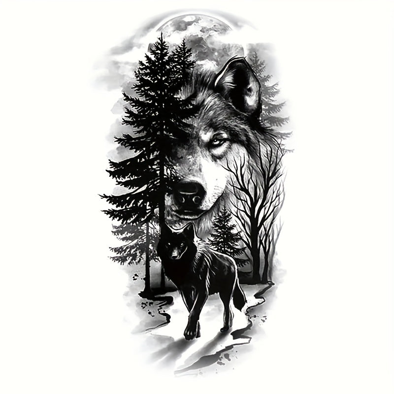 Animal Pattern Temporary Tattoo Sticker Waterproof 2-5 Days Party Tattoo Sticker