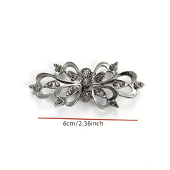 Alloy Inlaid Glass Button for Fur Coat Decoration