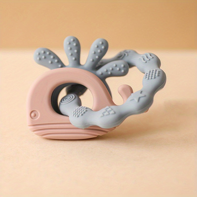 Whale Shape Chewable Toy for Babies 0-3 Years