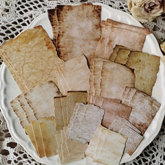 45 Sheets Retro Hand Account Collage Stickers - Self Adhesive Decorative