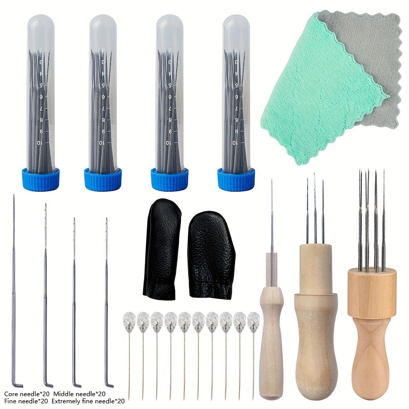 Wool Felt Needle Set DIY Tool Combination Set Various Styles and Colors