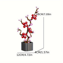 Mini Brick Flower Models, Educational Toys for Christmas, Mother's Birthday