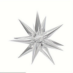 12pcs Exploding Star Water Drop Light Aluminum Film Balloon