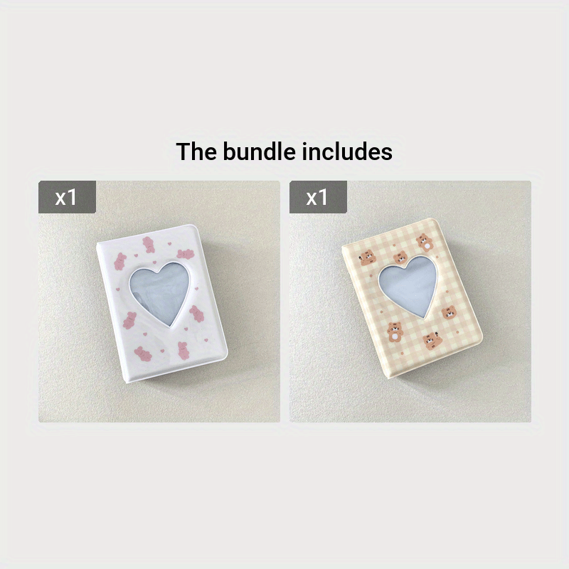 Cartoon Bear Photo Album 7 62 Cm Photocard Holder Kpop Idols Cards Collect Book