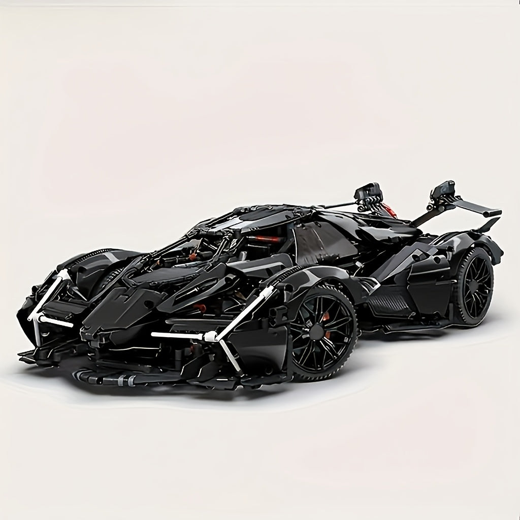 1330pcs Sports Car Building Blocks Model DIY Toy Easy Assembly Holiday Gift