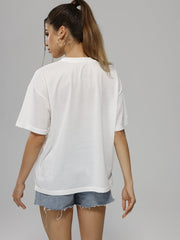 Solid Letter And Number Print T Shirt Crew Neck Short Sleeve Casual Top