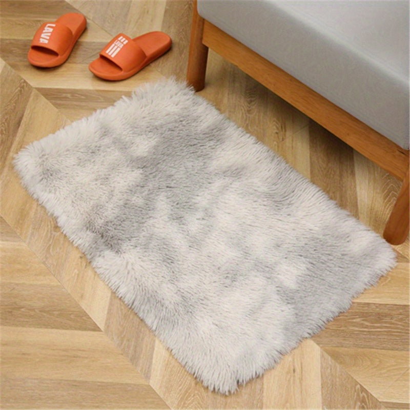 Soft Plush Tie Dyed Shaggy Area Rug