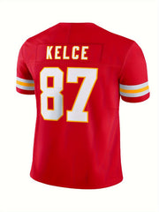 Boys Rugby Jersey Short Sleeves American Football Shirt