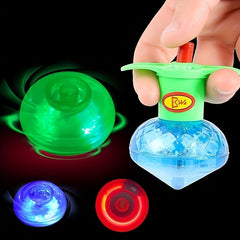 Luminous Torsion Ejection Top Toy with Random Design