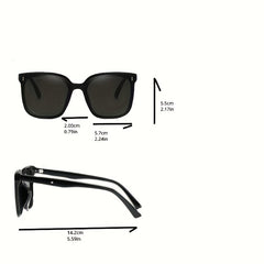 Men's Polarized Sunglasses Square Frame Eyewear