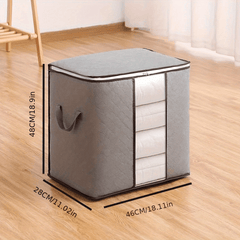 Large Capacity Clothes Storage Box Lightweight Organizer Dustproof