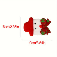 Christmas Snowman Plush Doll Decoration for Festive Room Window Decor