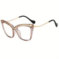 Women Cat Eye Light Blocking Glasses - Anti Eyestrain