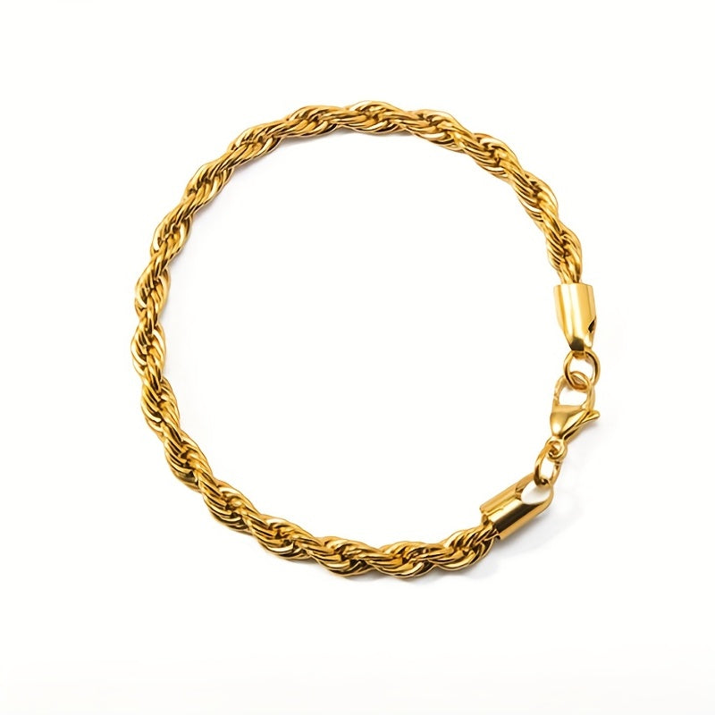 Silver Twist Bracelet