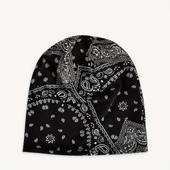 Paisley Print Elastic Beanie Turban Cap Unisex Chemo Hat