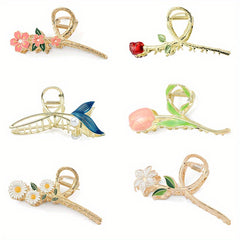 Flower Series Hair Clips for Women Girls