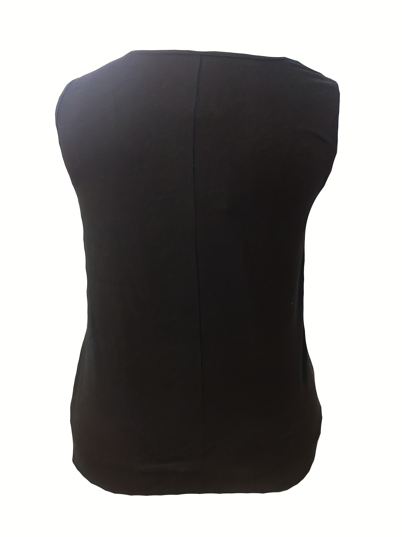  Colorblock Criss Cross Tank Top Sweetheart Neck