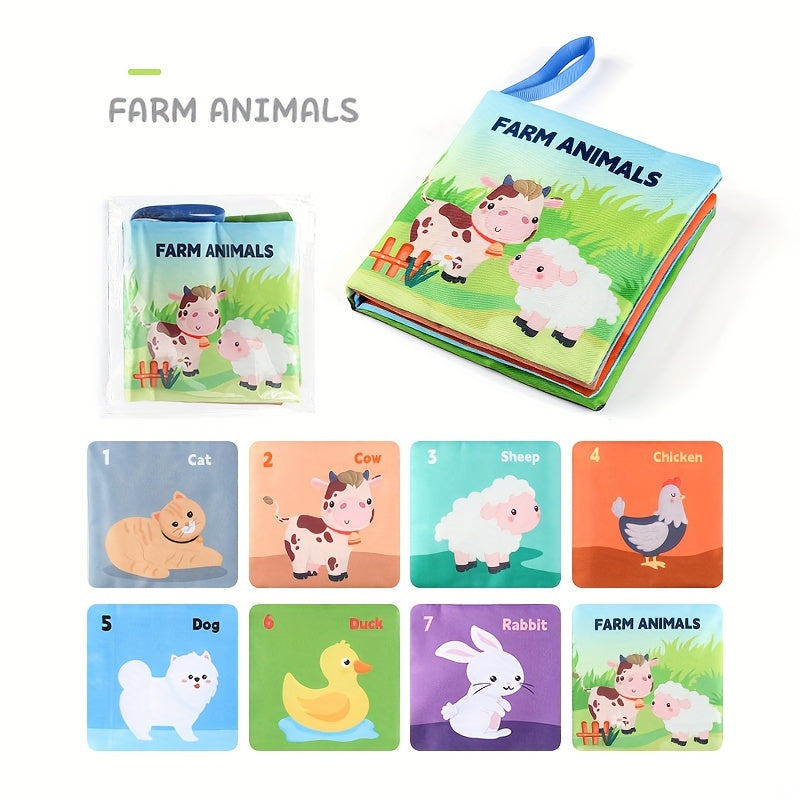Weiff Soft Cloth Book Colorful Baby Bath Book Educational Infant Toy