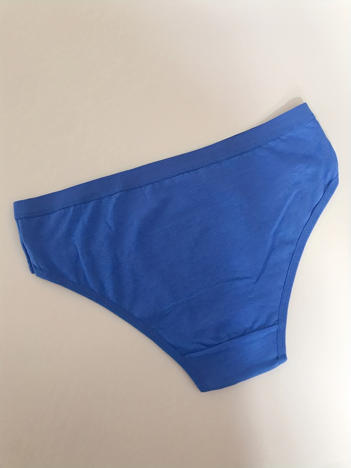 5pcs Solid Bow Tie Briefs Women's Lingerie & Underwear