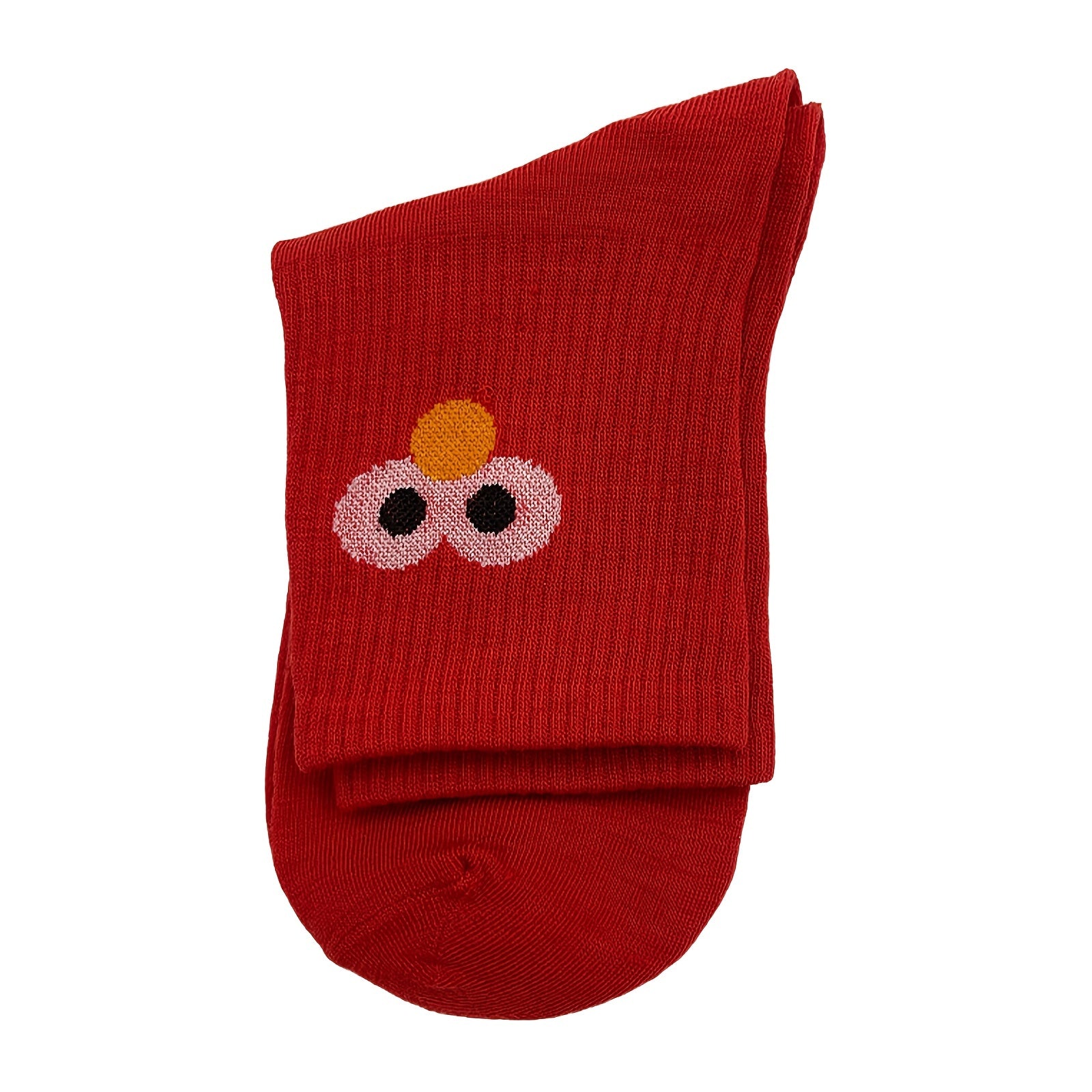 Comfy Bird Pattern Crew Socks for Women