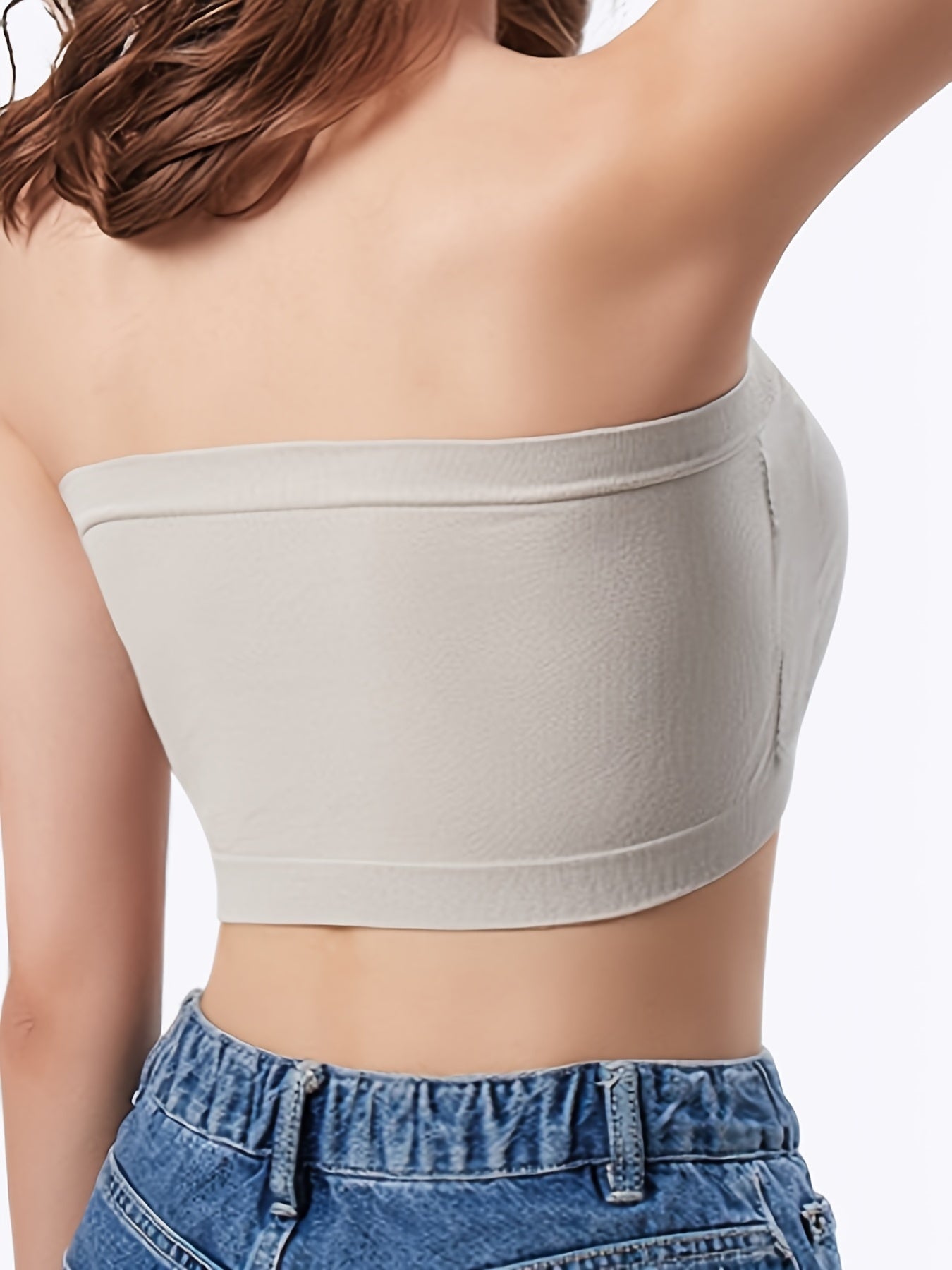 Women's Two Layers Anti-Slip Off The Shoulder Bra