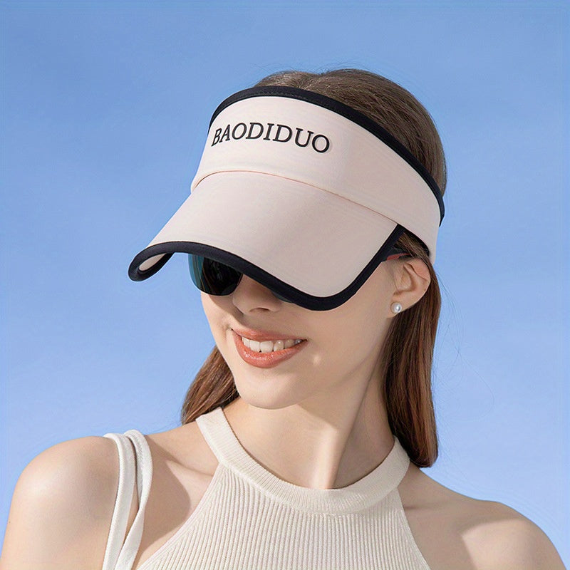 UPF 50 Visor Hat Lightweight Solid Sun Hat  Golf Baseball