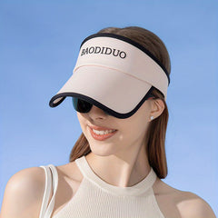 UPF 50 Visor Hat Lightweight Solid Sun Hat  Golf Baseball